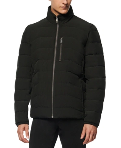 Shop Marc New York Men's Carlisle Stretch Packable Moto Jacket In Black