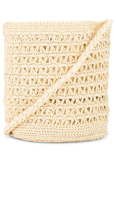 Shop Faithfull The Brand Tuscany Crochet Bag In Cream