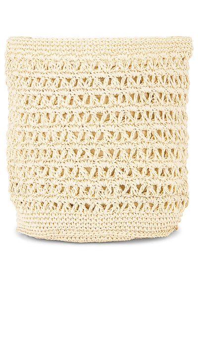 Shop Faithfull The Brand Tuscany Crochet Bag In Cream