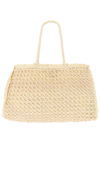 Shop Faithfull The Brand Sullivan Crochet Bag In Cream