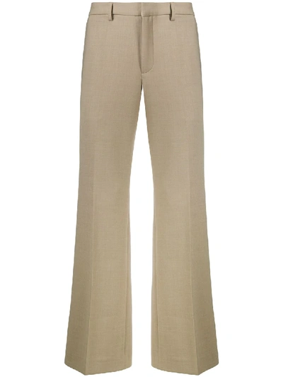 Shop Kenzo Classic Chinos In Neutrals