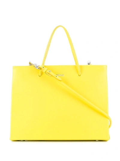 Shop Medea Small Tote Bag In Yellow