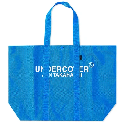 Shop Undercover Logo Shopper Tote In Blue