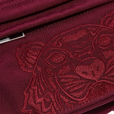 Shop Kenzo Embroidered Tiger Bumbag In Red