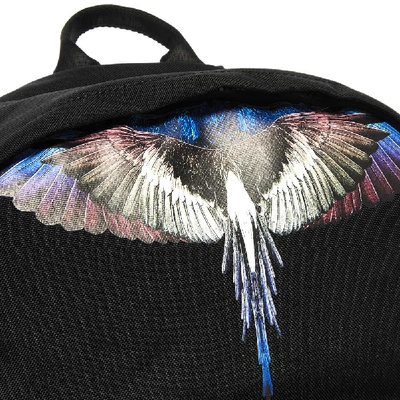 Shop Marcelo Burlon County Of Milan Marcelo Burlon Wings Backpack In Black