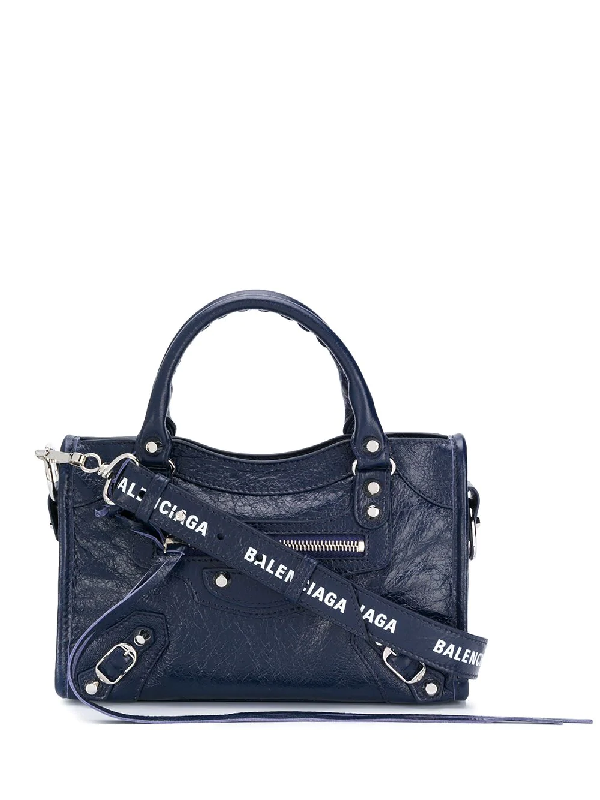 balenciaga navy blue bag