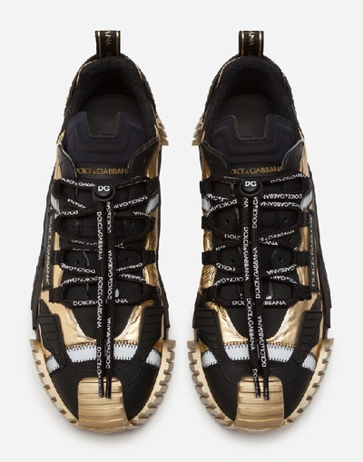 Shop Dolce & Gabbana Ns1 Sneakers In Mixed Materials