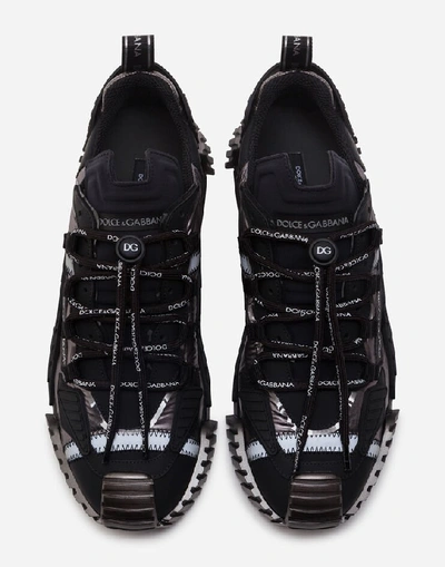 Shop Dolce & Gabbana Ns1 Sneakers In Mixed Materials
