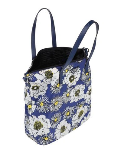 Shop Prada Handbags In Blue