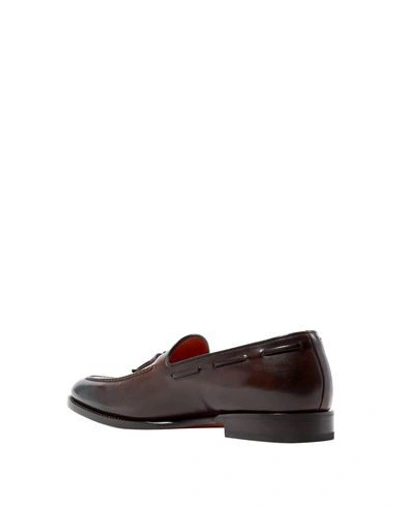 Santoni Loafers In Brown