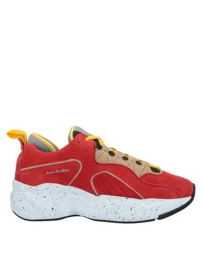 Shop Acne Studios Sneakers In Red