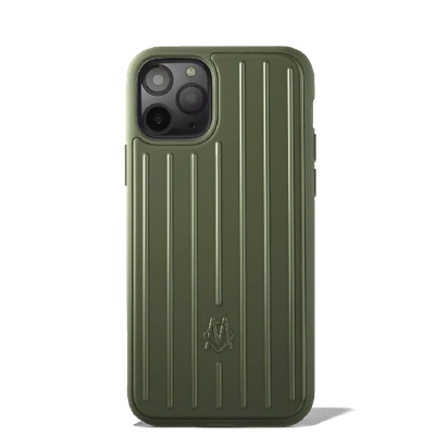 Shop Rimowa Polycarbonate Cactus Green Groove Case For Iphone 11 Pro