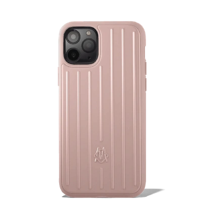Shop Rimowa Polycarbonate Desert Rose Pink Groove Case For Iphone 11 Pro