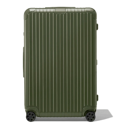 Shop Rimowa Essential Check-in L Suitcase In Cactus Green - Polycarbonate - 30,6x20,5x11,1