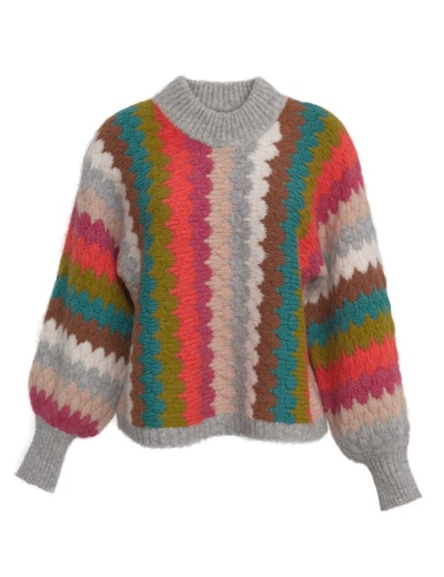 Shop Eleven Six Tia Sweater In Multi Color Combo