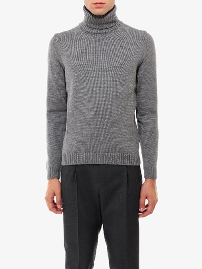 Shop Zanone Sweater In Grey
