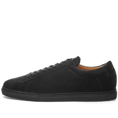 Shop Zespà Zespa Zsp4 Nubuck Sneaker In Black