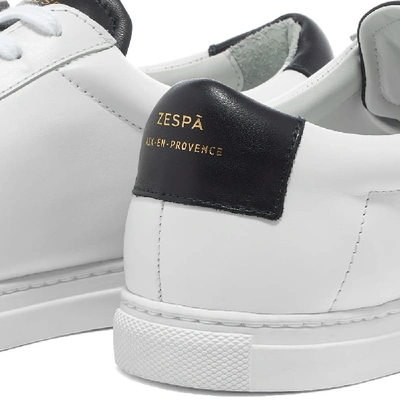 Shop Zespà Zespa Zsp4 Apla Nappa Sneaker In White