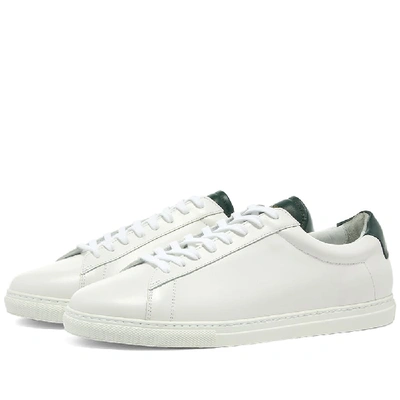 Shop Zespà Zespa Zsp4 Apla Nappa Sneaker In White