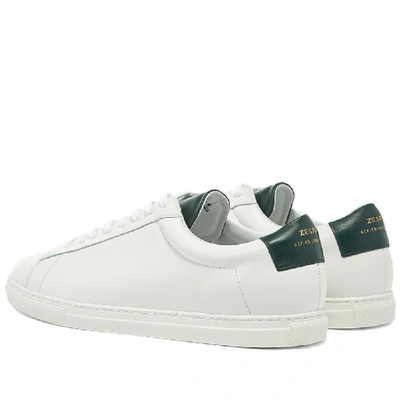 Shop Zespà Zespa Zsp4 Apla Nappa Sneaker In White