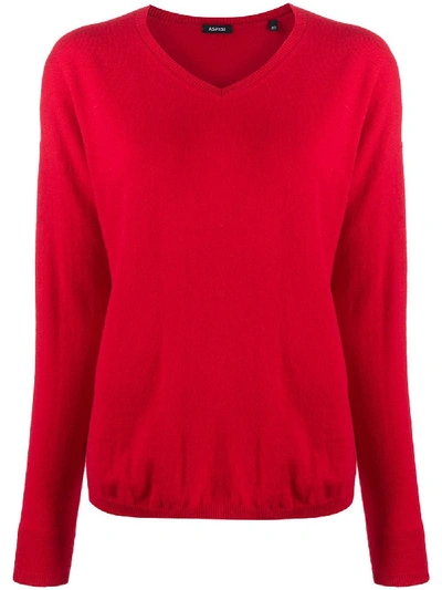 V-NECK KNIT PULLOVER