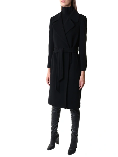 Shop Tagliatore Black Coat