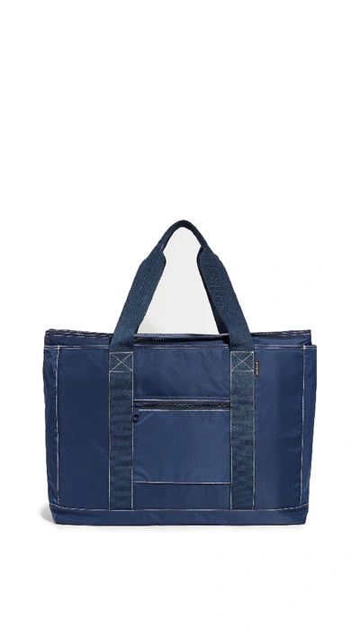 Shop State Wellington Xl Tote In Navy/cream