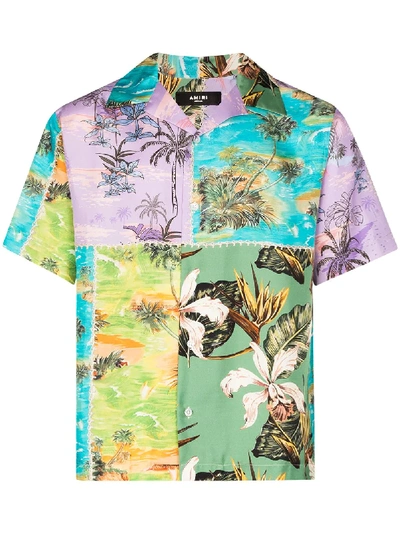 Shop Amiri Hawaiian Patchwork-style Shirt In Multicolour