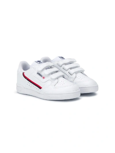 Adidas Originals Kids' 'continental 80' Sneakers Mit Klettverschluss In  White | ModeSens