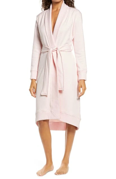 Shop Ugg Karoline Fleece Robe In Seashell Pink Heather