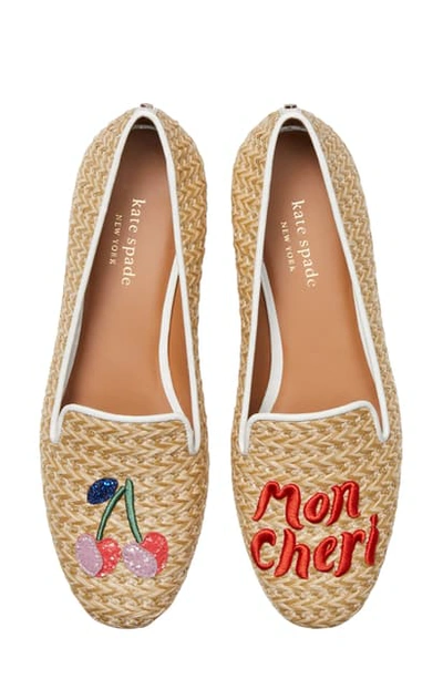 Shop Kate Spade Lounge Loafer In Natural Fabric