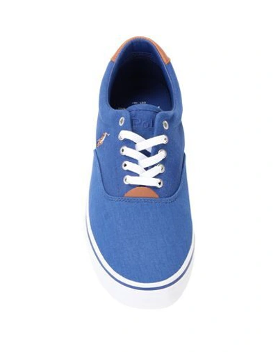 Shop Polo Ralph Lauren Sneakers In Blue