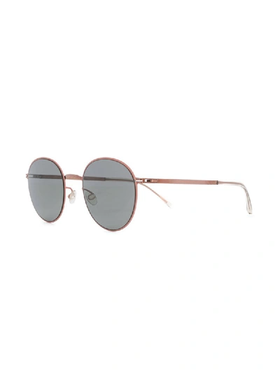 Shop Mykita Vabo Round-frame Sunglasses In Pink