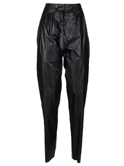 Shop Isabel Marant Black Duard Trousers