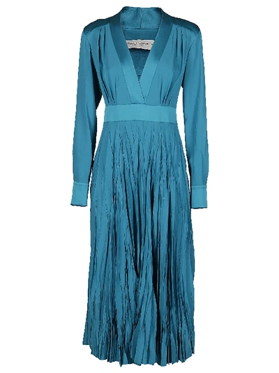 Shop Golden Goose Turquoise Blue Adriana Dress In Teal