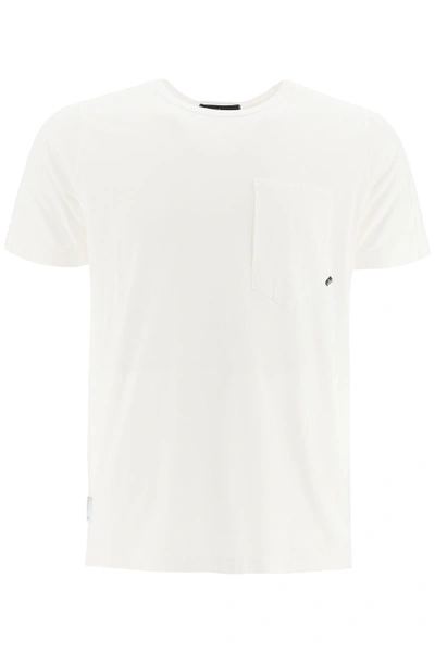 Shop Stone Island Shadow Project Cxado Print T-shirt In Bco Naturale (white)