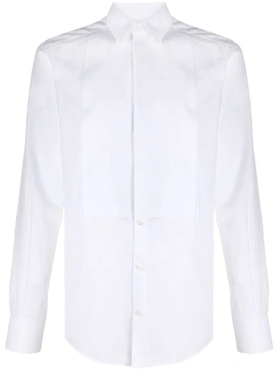 Shop Dolce & Gabbana Classic Tuxedo Shirt In White