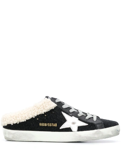 Shop Golden Goose Superstar Slip-on Sneakers In Black