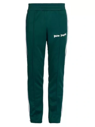 Shop Palm Angels Classic Track Pants In Dark Green