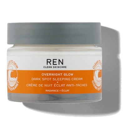 Ren Clean Skincare Overnight Glow Dark Spot Sleeping Cream 1.7 oz/ 50 ml