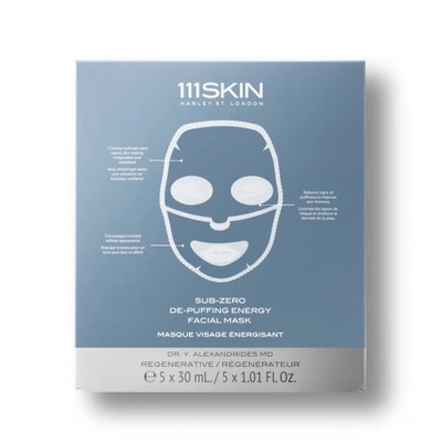 Shop 111skin Sub-zero De-puffing Energy Facial Mask Box