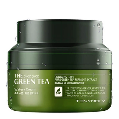 Shop Tonymoly The Chok Chok Green Tea Watery Moisture Cream