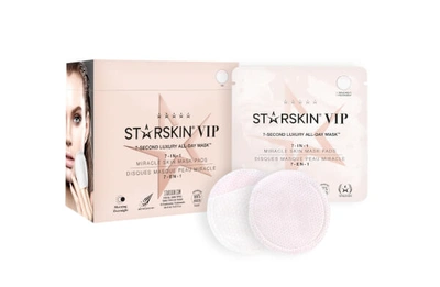 Shop Starskin 7-second Luxury All-day Mask Vip 7-in-1 Miracle Skin Mask Pads - 18 Pack