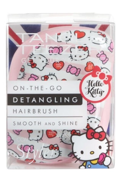 Shop Tangle Teezer Compact Styler Detangling Hairbrush - Hello Kitty Candy Stripes