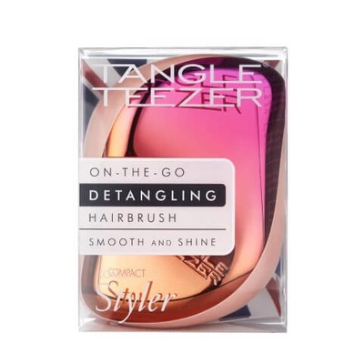 Shop Tangle Teezer Compact Styler Detangling Hairbrush - Cerise Pink Ombre