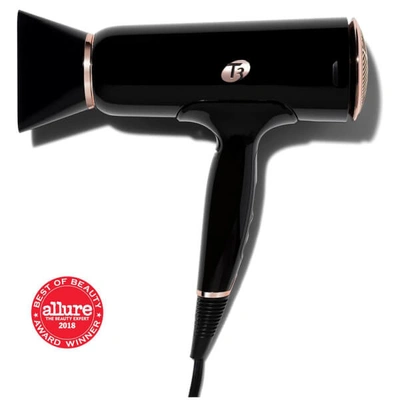 Shop T3 Cura Luxe Professional Ionic Hair Dryer With Auto Pause Sensor 1 Piece - Black/rose Gold