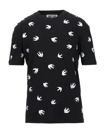 Shop Mcq By Alexander Mcqueen Mcq Alexander Mcqueen Man T-shirt Black Size M Cotton, Modal, Polyester
