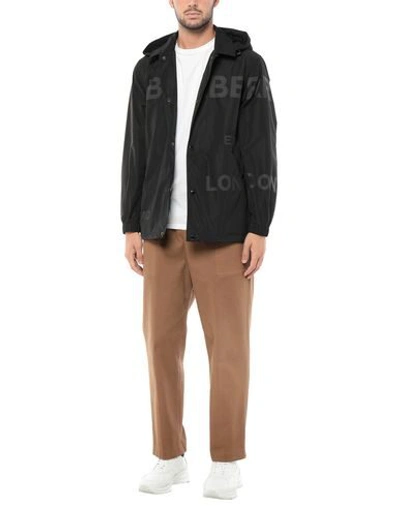 Shop Burberry Jacket In Black