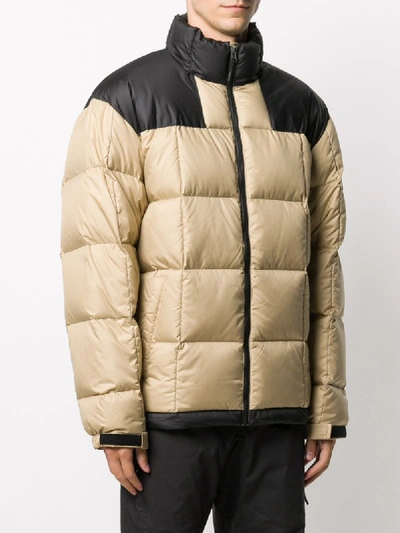 Shop The North Face Lhotse Padded Jacket In Neutrals