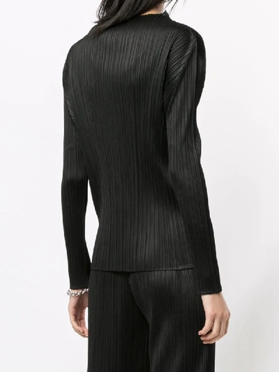 Pleats Please Issey Miyake Black Monthly Colors January Top | ModeSens